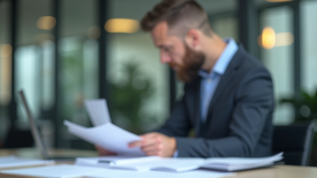 Person analysiert Finanzberichte und Daten auf dem Schreibtisch, Fokus auf Wirtschaftsdaten und Grafiken